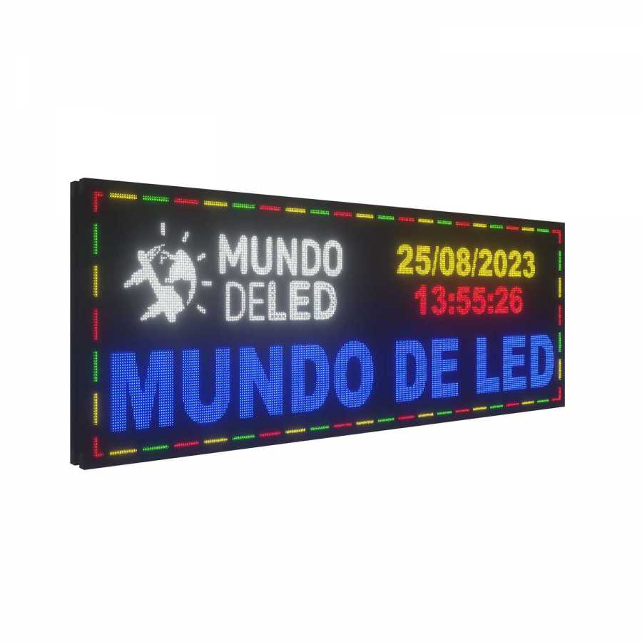 Painel de LED P10 295cm x 103cm Full Color Publicitário Controle Power